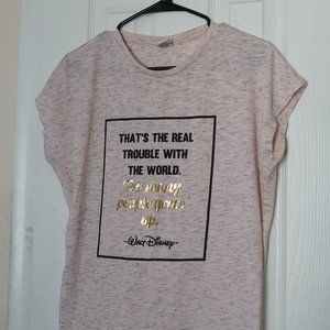 PRIMARK RARE Walt Disney Parks Quote Shirt